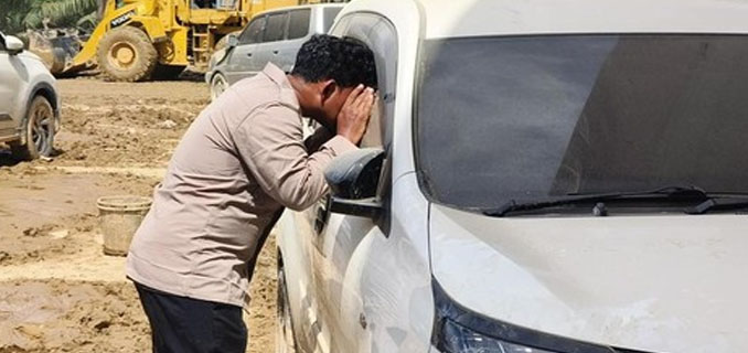 Polres Aceh Tamiang Bantah Keras Isu Viral Mobil Berisi Mayat Korban Banjir
