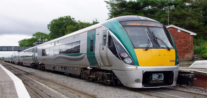 Laporan Mengenai Kebakaran di Sebuah Kereta yang Berangkat dari Dublin Siang Ini